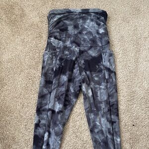 Stylish Maternity Tie-Dye Leggings